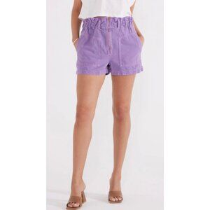 Etica Milena Paperbag Shorts- English Lavender small new